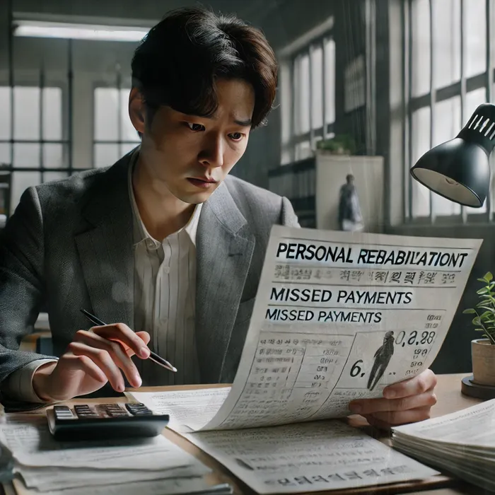 신용카드이용자대출 연체 시