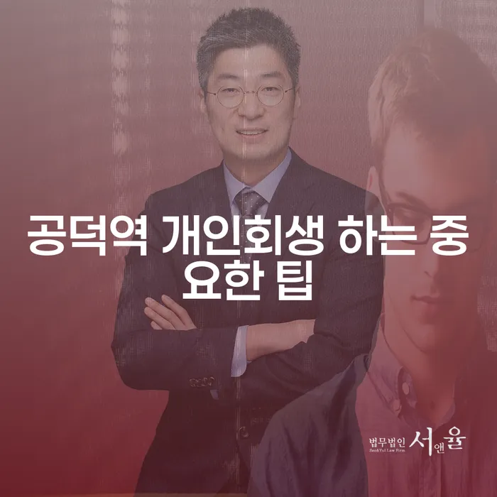 공덕역 개인회생 하는 중요한 팁