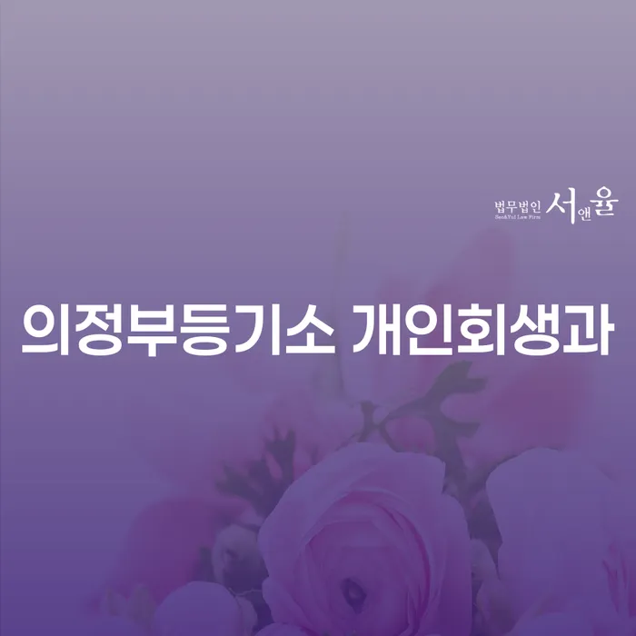 의정부등기소 개인회생과 파산신청, 어떻게 결정해야 할까요?